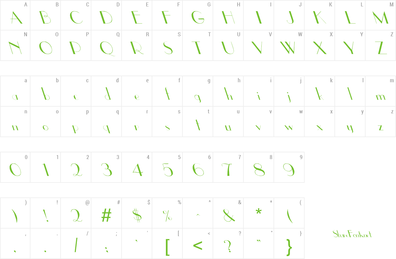 Font Upp Ea Leftys preview